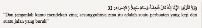 pidato tentang zina beserta dalilnya