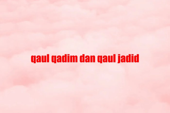 qaul imam konsep jadid