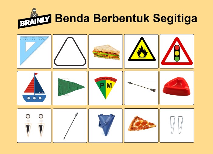 benda yg berbentuk segitiga terbaru