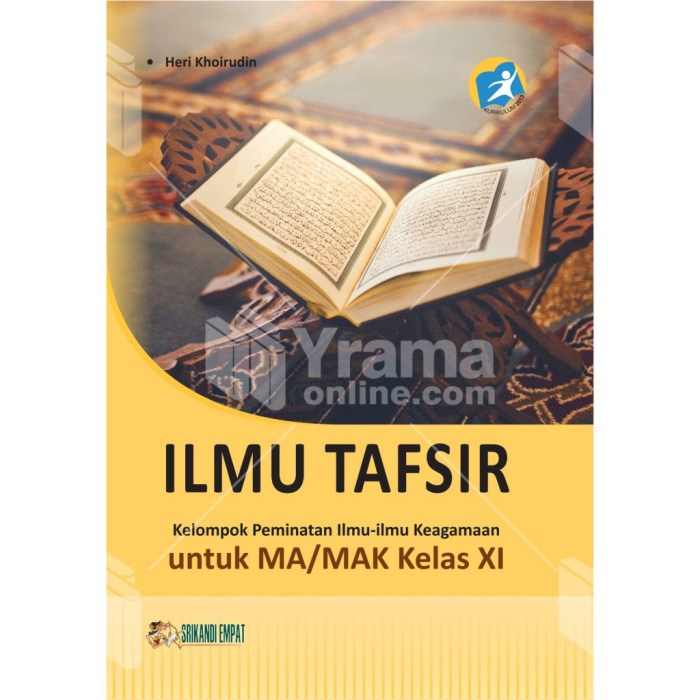 buku ilmu tafsir kelas 10 terbaru