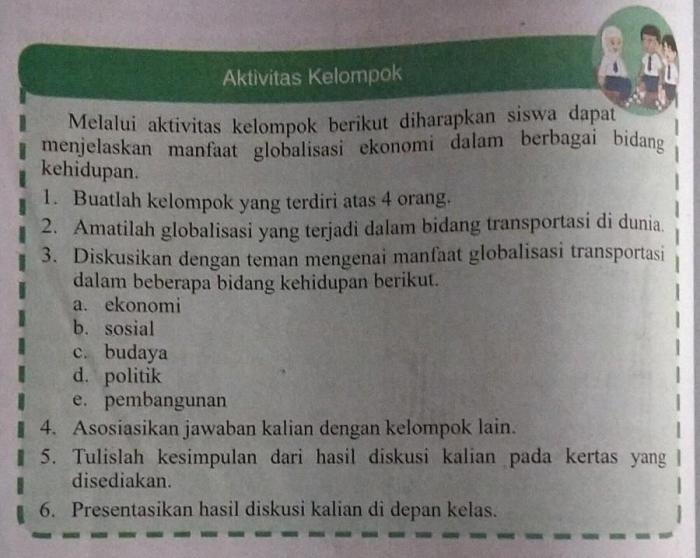 aktivitas kelompok ips kelas 9 hal 103