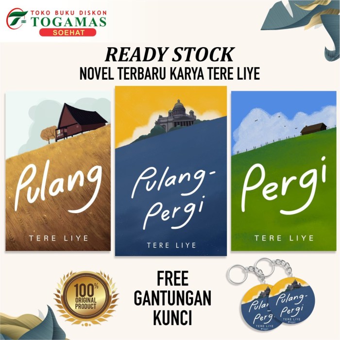 tokoh novel pulang tere liye terbaru