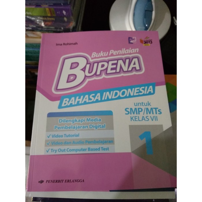 bupena matematika kelas 7 terbaru