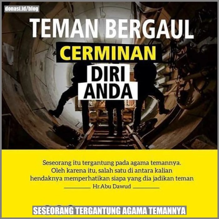 agama seseorang tergantung agama temannya terbaru