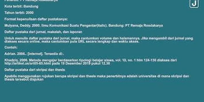 pustaka daftar penulisan ilmu esai pengertian tanpa