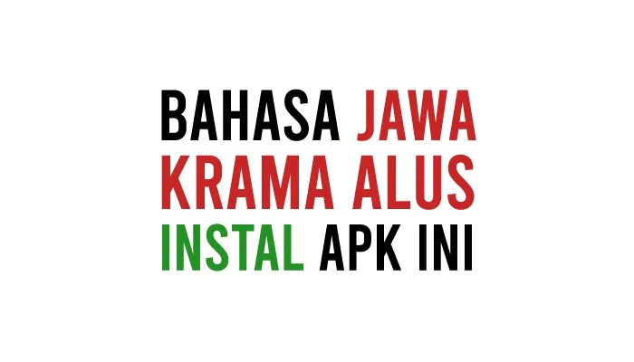 translate bahasa krama alus