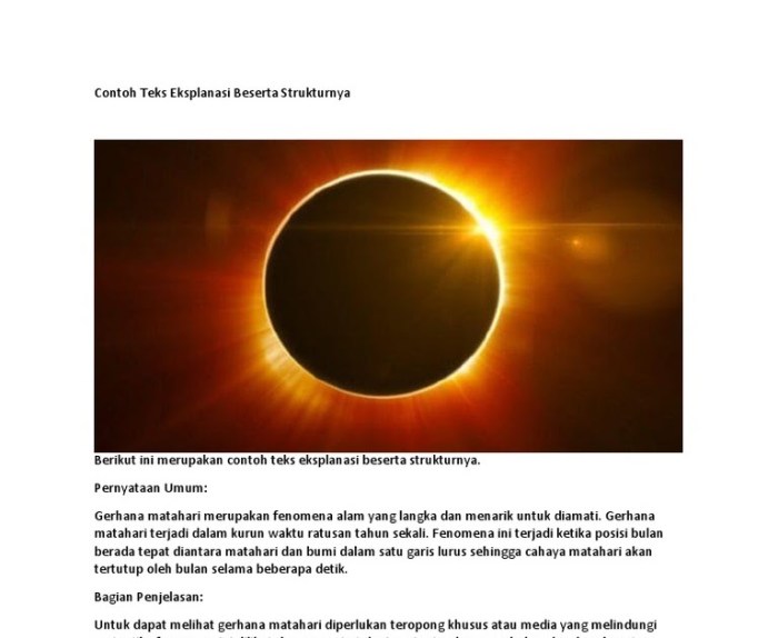 teks eksplanasi tentang gerhana matahari terbaru