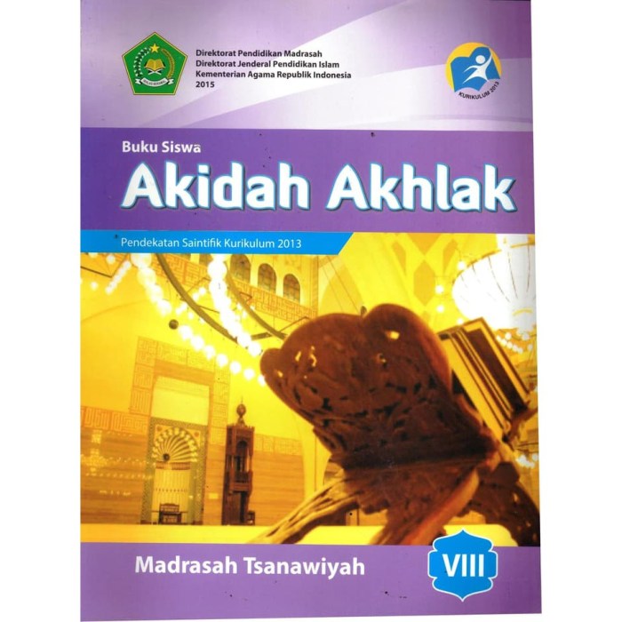 buku akidah akhlak kelas 9 terbaru