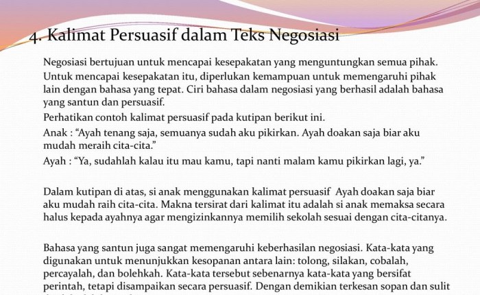 Membuat teks negosiasi dalam bentuk dialog