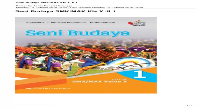 buku seni budaya kelas 12 erlangga pdf terbaru