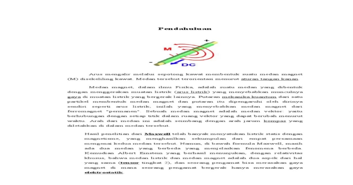 Laporan praktikum elektromagnetik sederhana