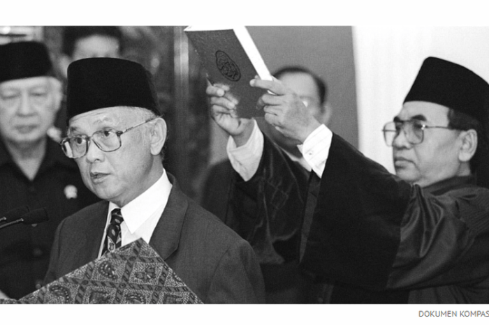 akhir pemerintahan bj habibie