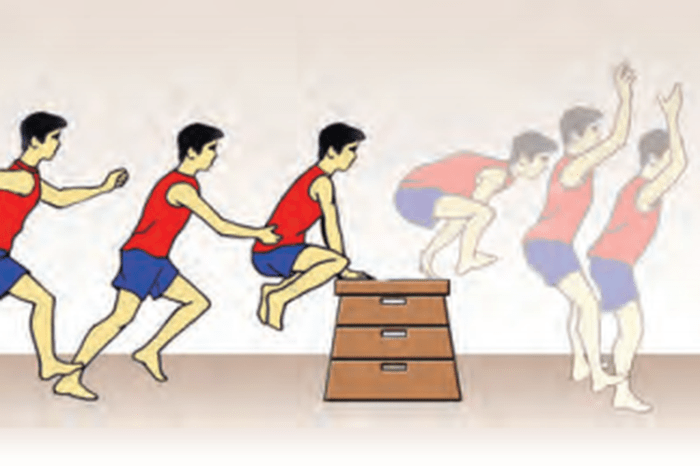 Gerakan lompat rintangan dapat melatih otot