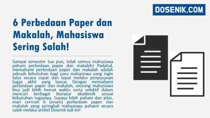 perbedaan makalah dan essay