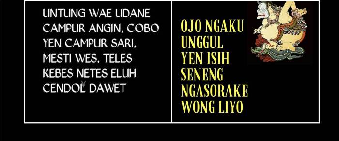 arti kata patek bahasa jawa