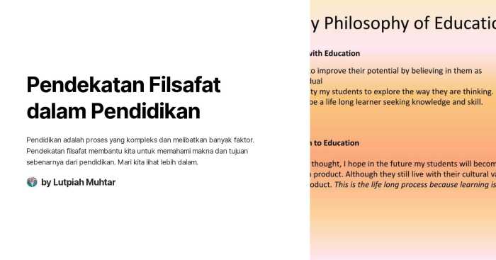 pendekatan pendidikan filsafat academia