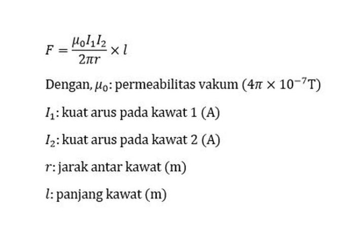 gaya lorentz 3 kawat sejajar terbaru