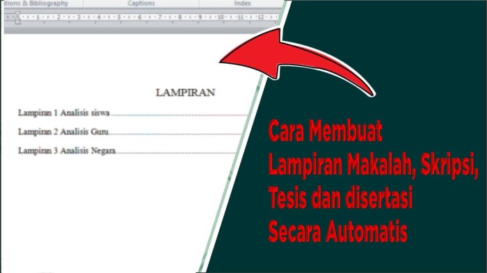 cara membuat lampiran surat