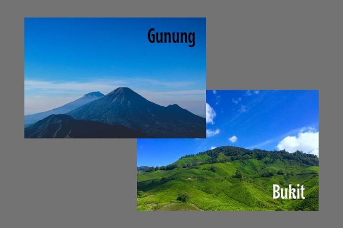 gunung bukit perbedaan berikut fakta menariknya apakah