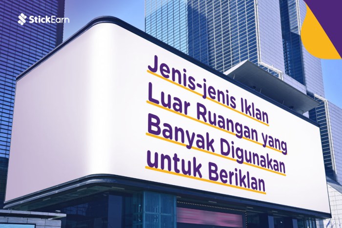 sebutkan media iklan di luar ruangan