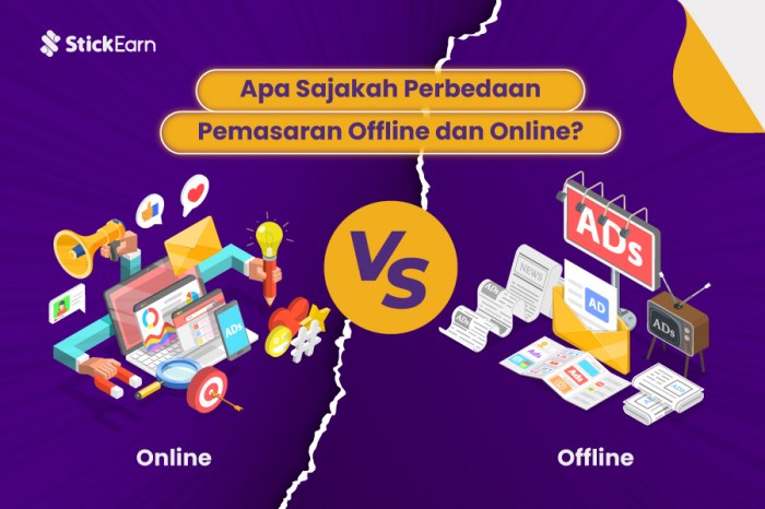 perbedaan promosi online dan offline