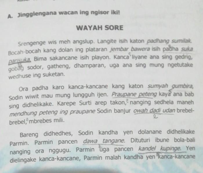 tembung lan tegese lengkap terbaru