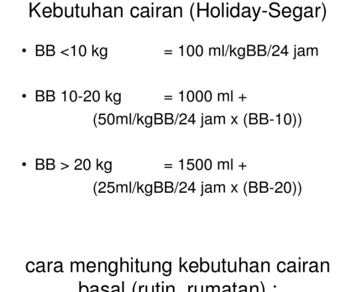 contoh soal balance cairan