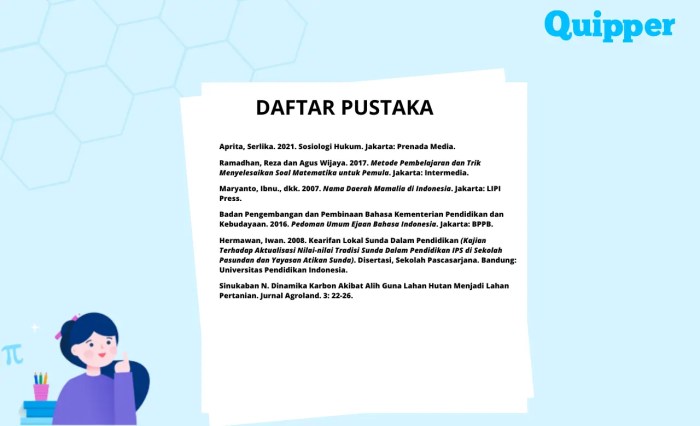 jelaskan pengertian daftar pustaka terbaru