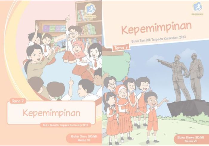 buku siswa kelas 6 tema 7 kepemimpinan