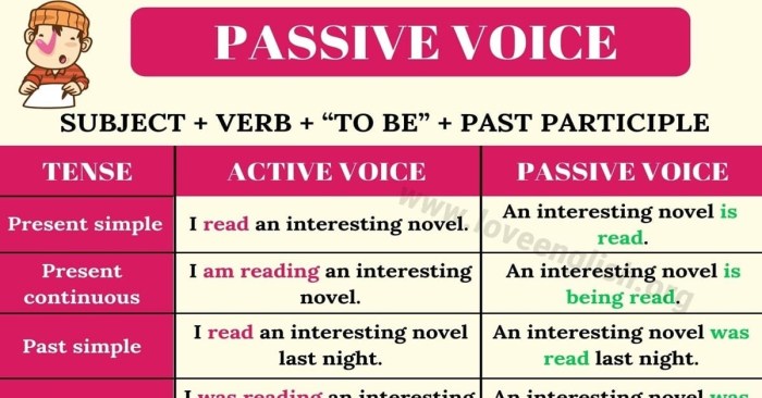 contoh teks passive voice tentang liburan