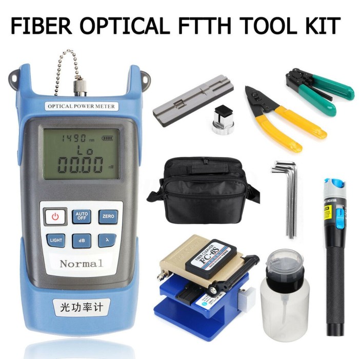 alat dan bahan fiber optik