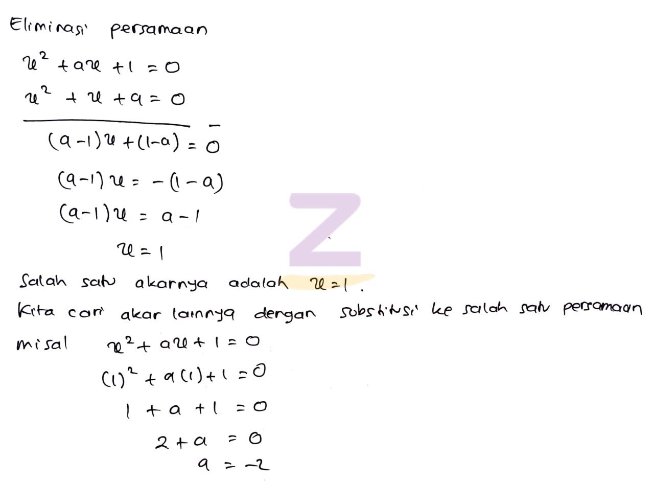 Tentukan z yang memenuhi persamaan berikut