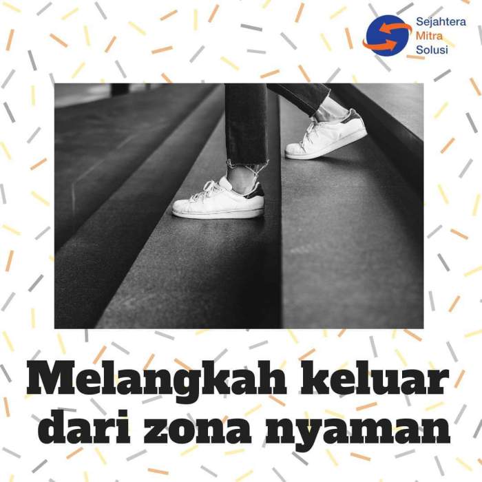 bahasa inggrisnya keluar dari zona nyaman terbaru