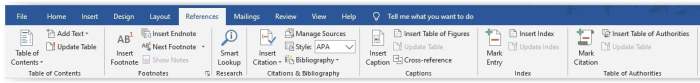 fungsi references pada microsoft word terbaru