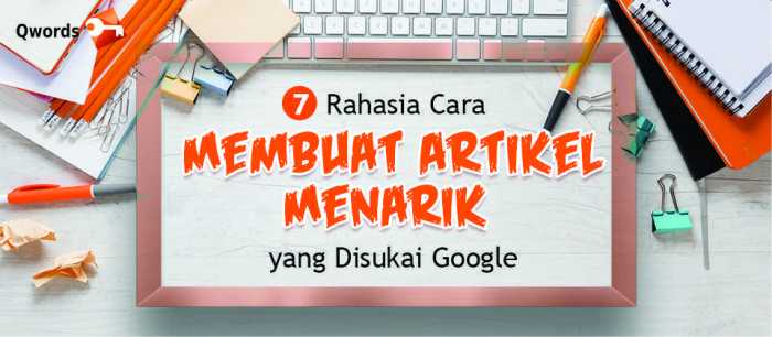 cara membuat artikel di word