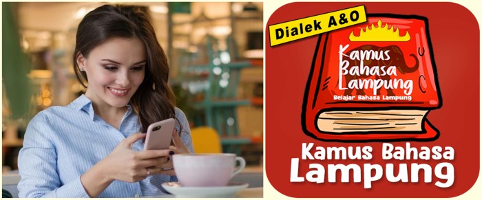 kosakata bahasa lampung dialek a