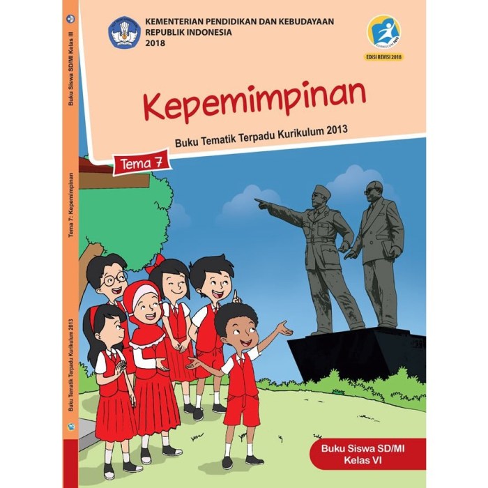 buku siswa kelas 6 tema 7 kepemimpinan terbaru