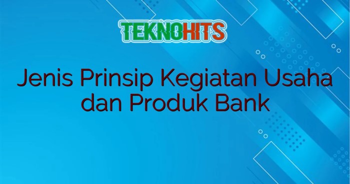 prinsip kegiatan usaha bank terbaru