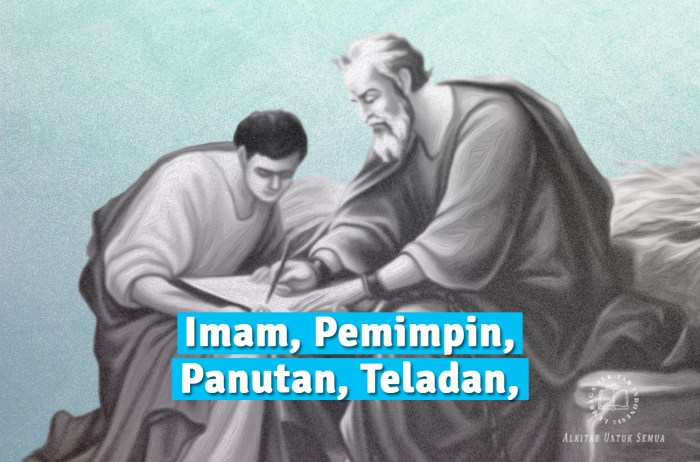 arti teladan dalam alkitab terbaru