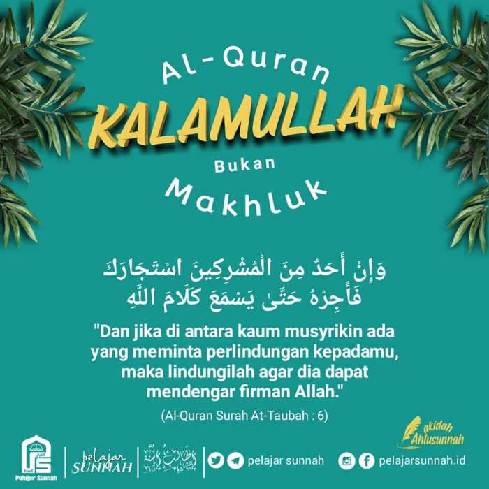 al quran kalamullah artinya terbaru