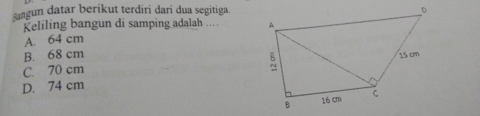 keliling bangun datar di samping adalah terbaru