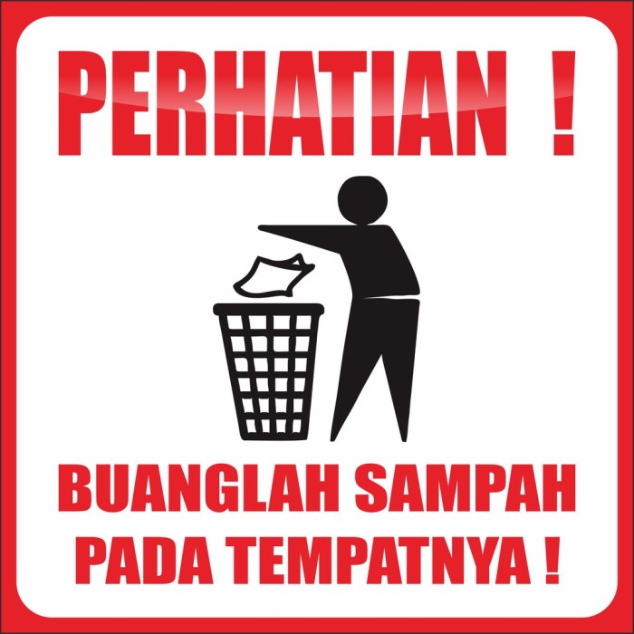 poster jangan membuang sampah di sungai