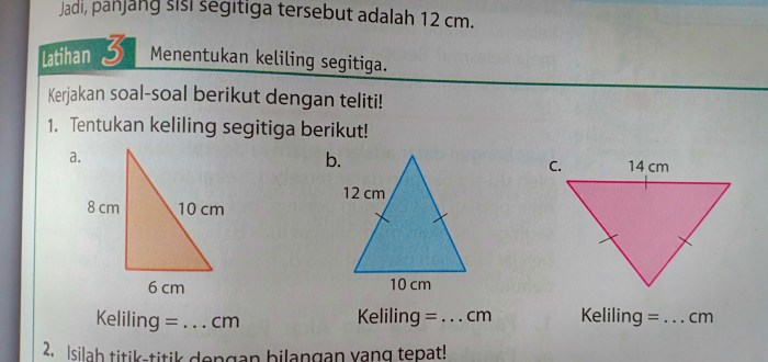 soal luas segitiga kelas 4