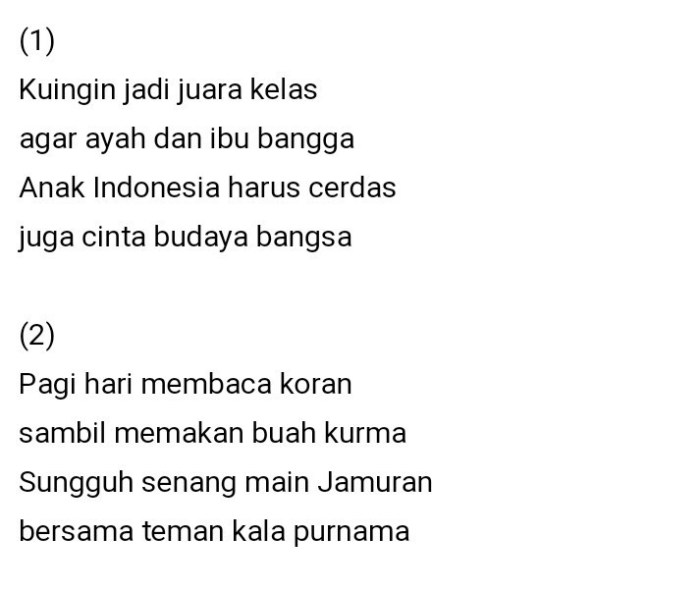 puisi aku bangga menjadi anak indonesia