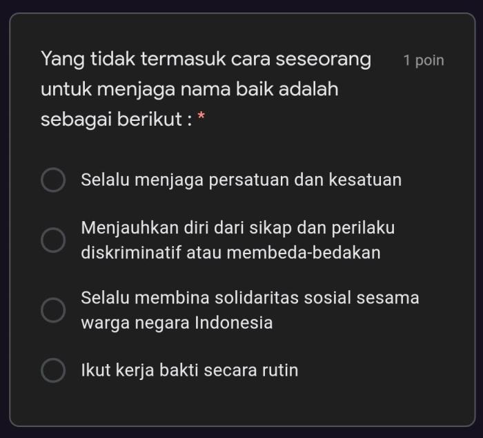 cara menjaga nama baik sekolah