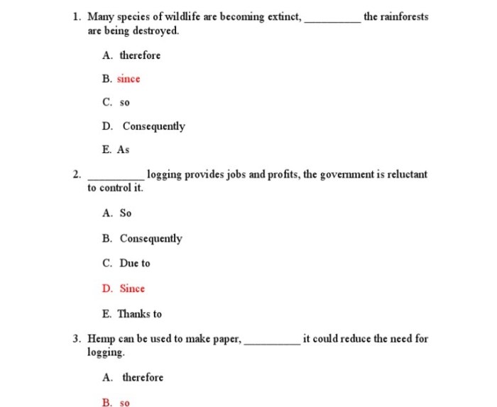 contoh soal cause and effect terbaru