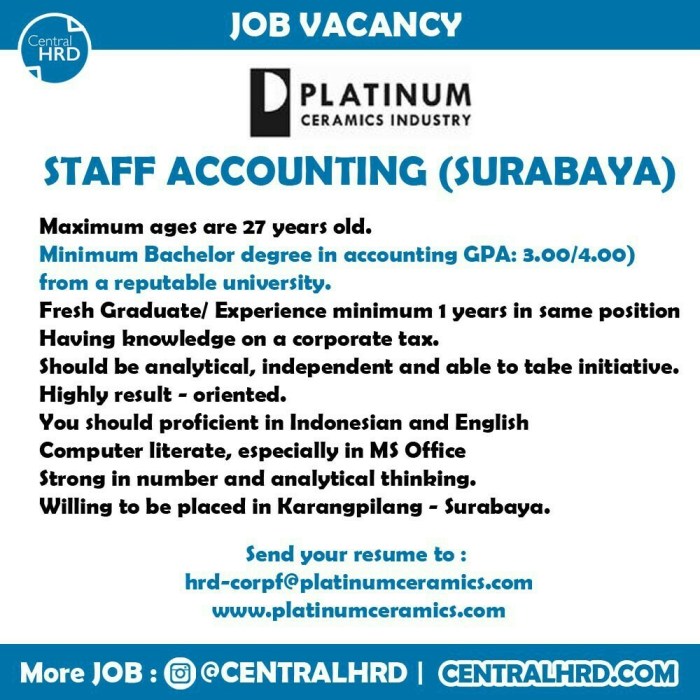 contoh announcement job vacancy terbaru