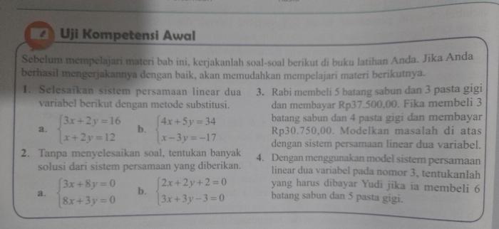 soal kelas matematika