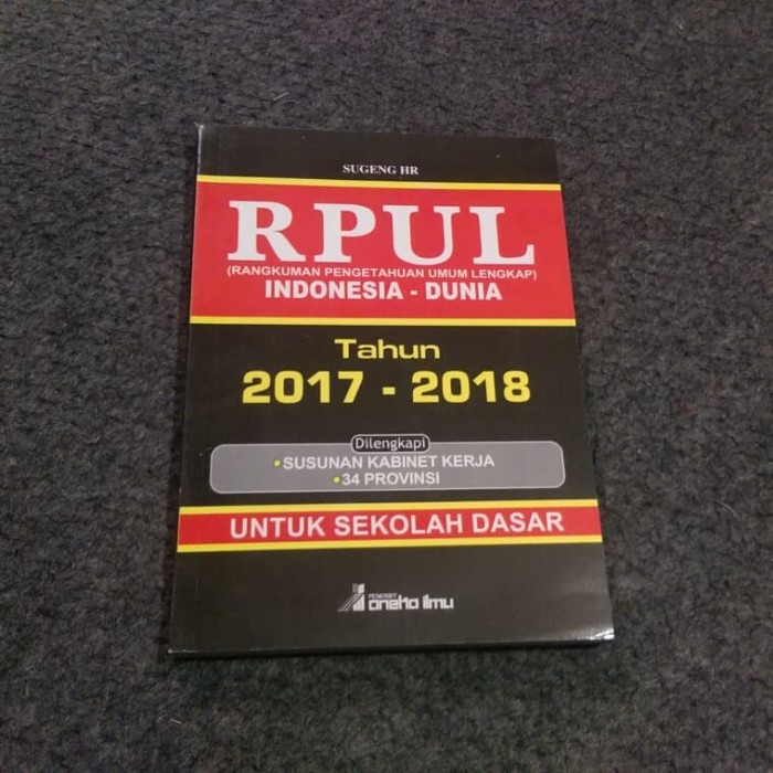 contoh buku ilmu pengetahuan