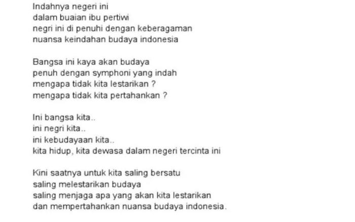 puisi tentang budaya indonesia terbaru
